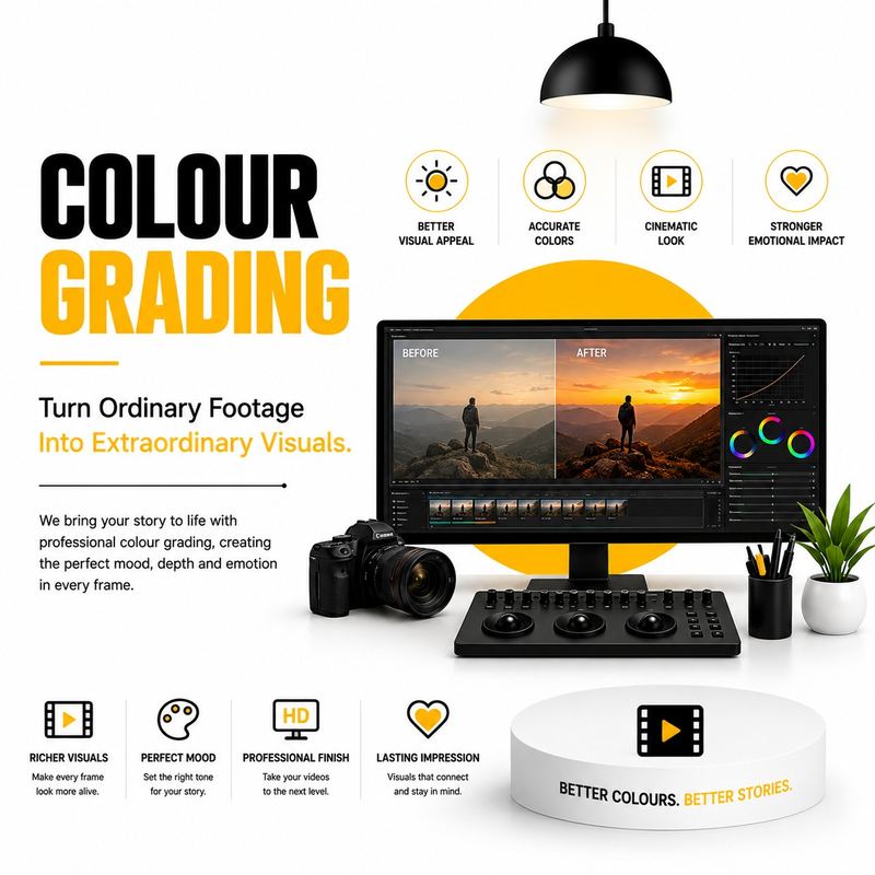 Colour grading service — extraordinary visuals