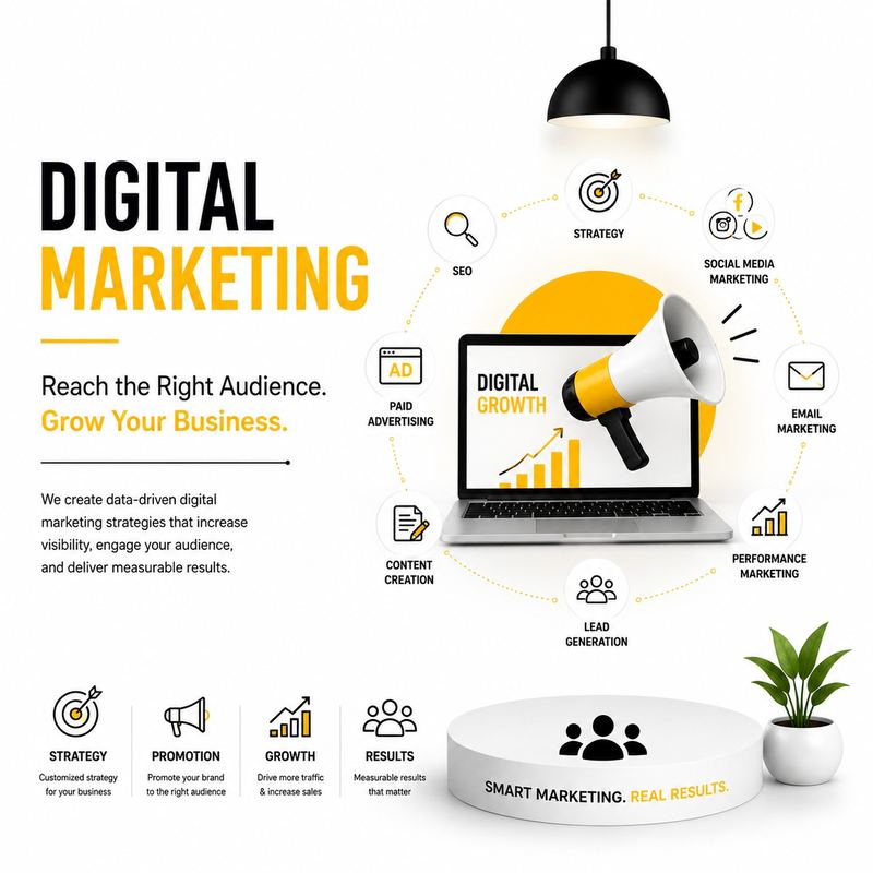 Digital marketing service — reach the right audience