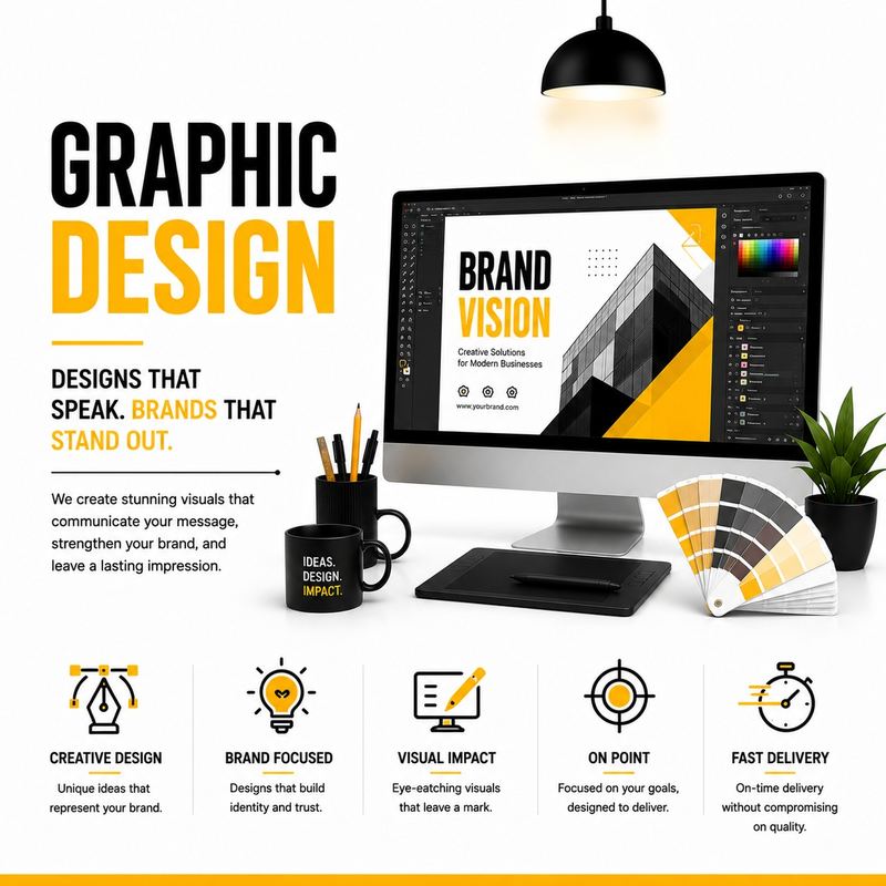 Graphic design service — designs that speak