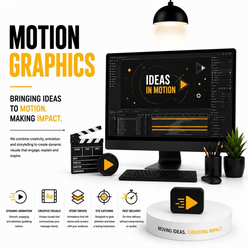 Motion graphics service — bringing ideas to motion