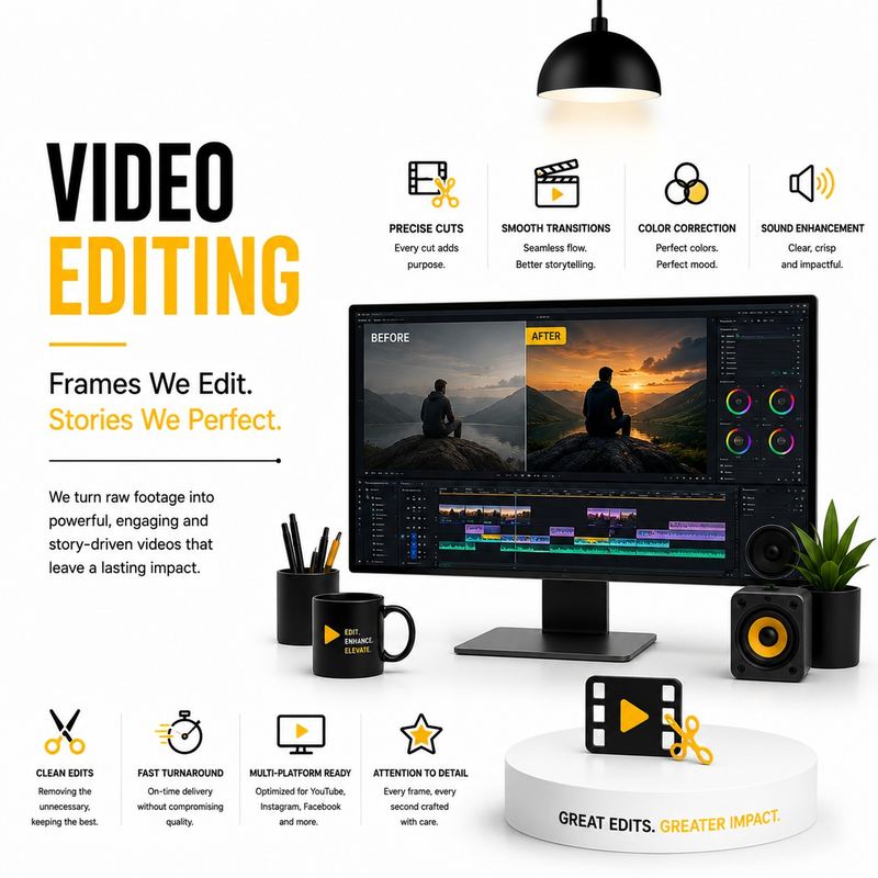 Video editing service — frames we edit, stories we perfect